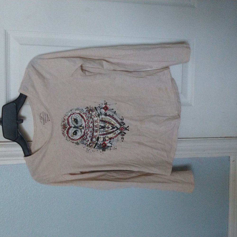 Long sleeve owl shirt